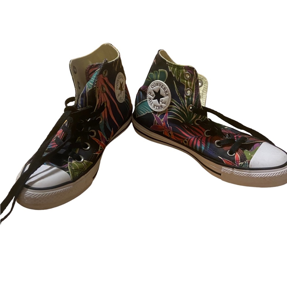 CONVERSE ALL Star tropical jungle high top sneaker size 7